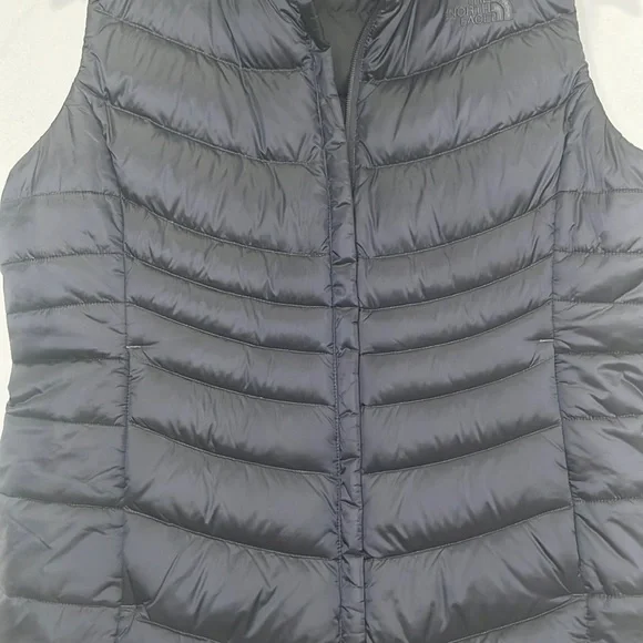 The North Face 550 Womens Goose Down Metallic Black Puffer Vest